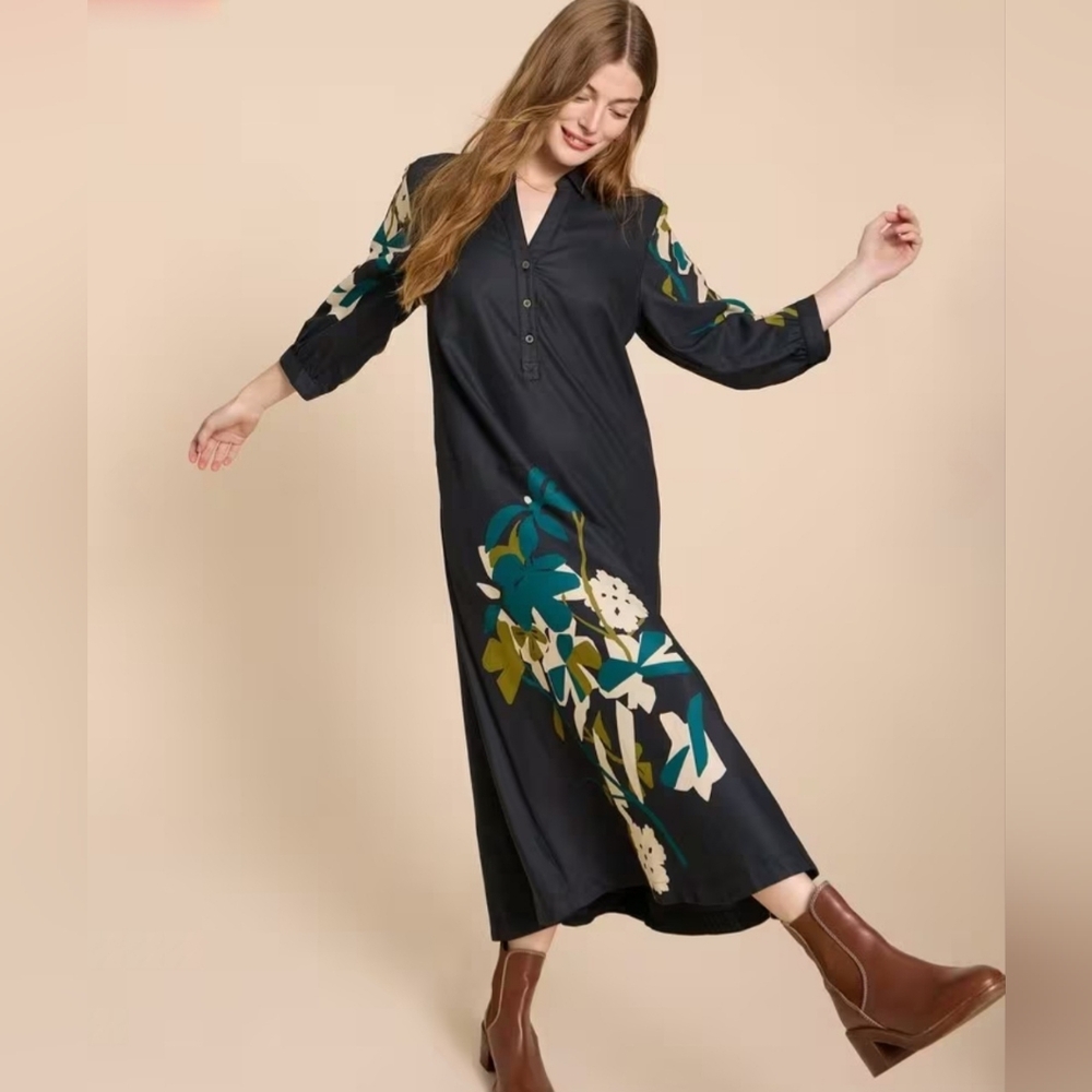White Stuff Mallory Midi Dress Size-US8/UK12